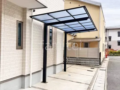 サイクルポート 自転車バイク屋根 LIXIL ネスカF ミニ フラット屋根