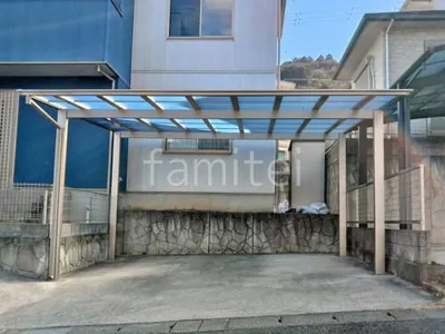 カーポート２台(ワイド) ツイン LIXIL ネスカＦ フラット屋根