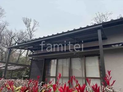 １階テラス屋根 （雨除け） LIXIL スピーネF フラット屋根 スタンダード 壁付