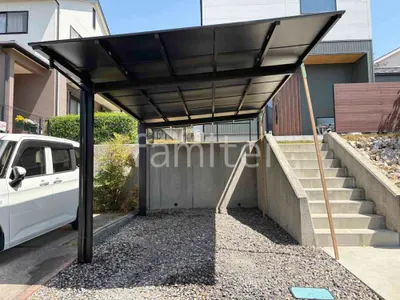 カーポート１台 （単棟） LIXIL ネスカＦ フラット屋根