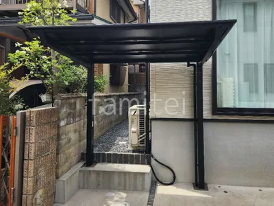 サイクルポート 自転車バイク屋根 LIXIL ネスカF ミニ フラット屋根