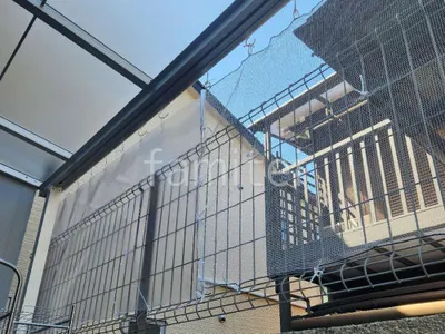 スチールメッシュ フェンス YKKAP イーネット3F型 スチール柱 境界・メッシュ