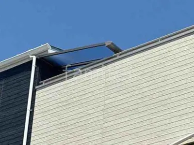 ３階ベランダ屋根  LIXIL テラスVS F 積雪30cm対応 フラット屋根 スタンダード 壁付