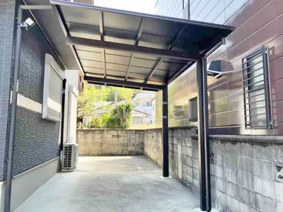 カーポート１台 （単棟） YKKAP エフルージュ FIRST Z 風38 フラット屋根