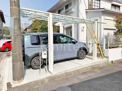 カーポート１台 （単棟） YKKAP アリュース アール屋根