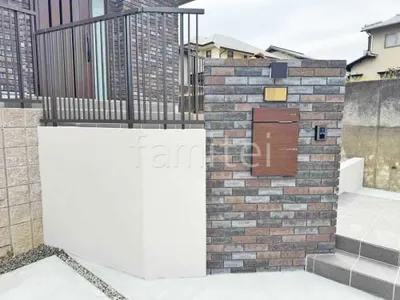 門柱 壁タイル貼り LIXIL ジオクラシコ 宅配ボックス ユニソン ヴィコDB100