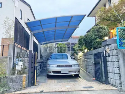 カーポート１台 （単棟） YKKAP アリュース アール屋根