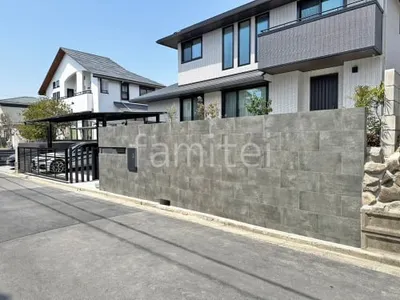 新築ハイクラス クローズ外構