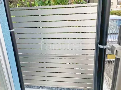 目隠しフェンス塀 YKKAP シンプレオYS3型 2段柱