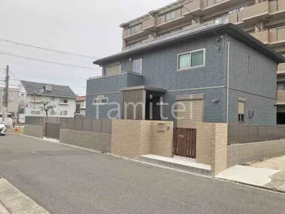 新築シンプル クローズ外構