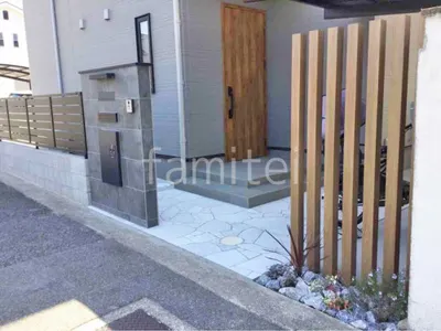 木製調デザインアルミ角柱 LIXIL デザイナーズパーツ 枕木材 ロックガーデン 揖斐石 下草 植栽