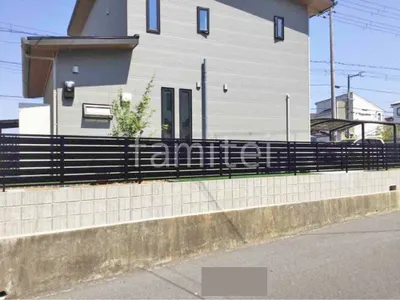 アルミ形材 フェンス LIXIL AB YS3型 横スリット3 目隠し ブロック塀 （化粧ブロック） ユニソン エリダ 