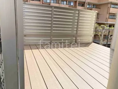 人工木デッキ  LIXIL 人工木 樹ら楽ステージ 