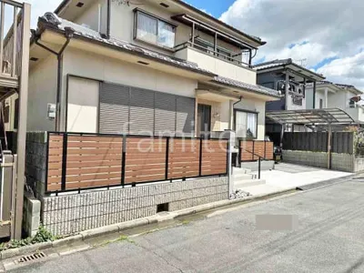 リフォームシンプル オープン外構