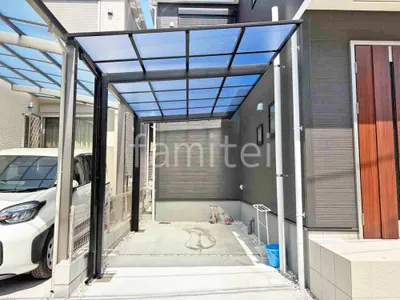 カーポート１台 （単棟） LIXIL ネスカＦ フラット屋根