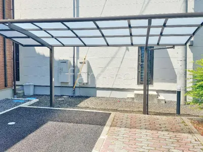 サイクルポート 自転車バイク屋根 LIXIL ネスカR ミニ アール屋根