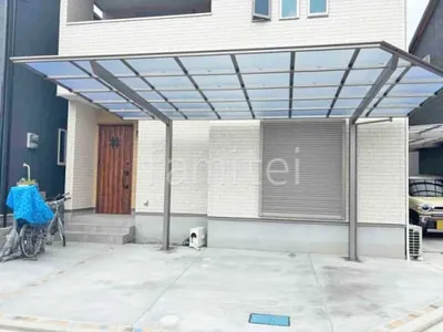 カーポート１台 （単棟） LIXIL ネスカF 変形地対応 フラット屋根