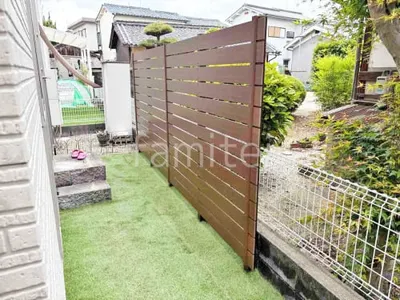 人工木・樹脂 フェンス（木調） F＆F マイティウッド デコll 高尺タイプ 目隠し 木調・ラティス 樹脂