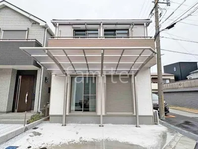 カーポート１台 （単棟） YKKAP アリュース アール屋根