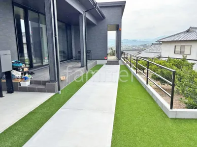 玄関アプローチ 土間コンクリート