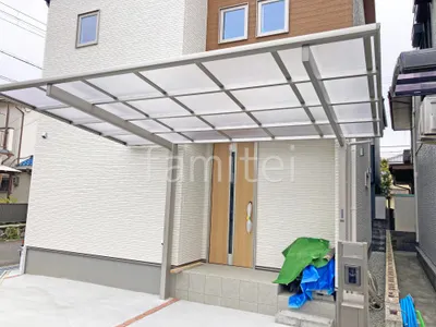 カーポート１台 （単棟） YKKAP エフルージュ FIRST フラット屋根