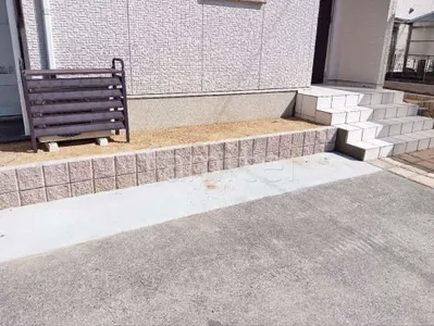 土留め化粧ブロック ユニソン シャモティ