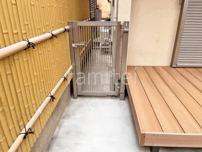 片開き 門扉 LIXIL AB TR2型 細たて桟 