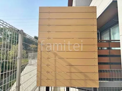 人工木・樹脂 フェンス（木調） F＆F ニコボード 高尺タイプ 目隠し 木調・ラティス 樹脂