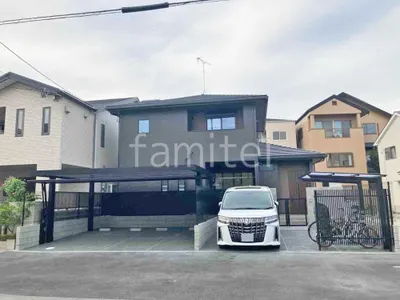 新築シンプル クローズ外構