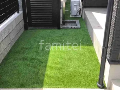 人工芝 防草シート加工 ヨシミツ毛織 リアル人工芝 35mm 