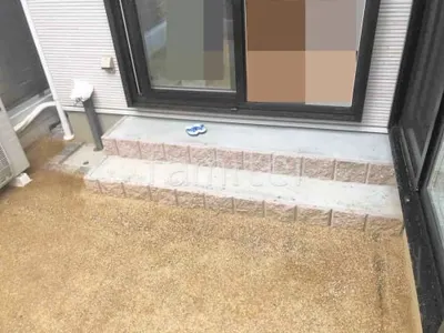 化粧ブロック階段 ユニソン シャモティ