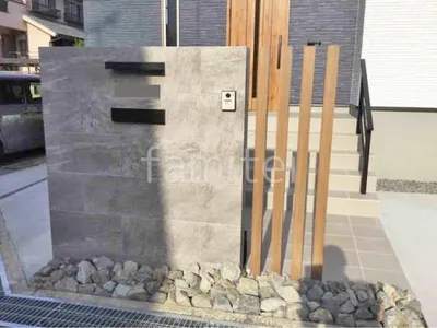 木製調デザインアルミ角柱 LIXIL デザイナーズパーツ 枕木材70角