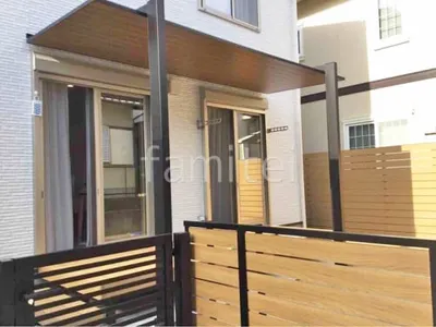 １階テラス屋根 （雨除け） LIXIL 木製調 テラスSC 独立式タイプ フラット屋根 独立式