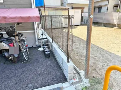 スチールメッシュ フェンス LIXIL ハイグリッドUF8型 境界・メッシュ