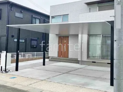 カーポート２台(ワイド) ツイン LIXIL カーポートSC フラット屋根 吊り下げ屋根