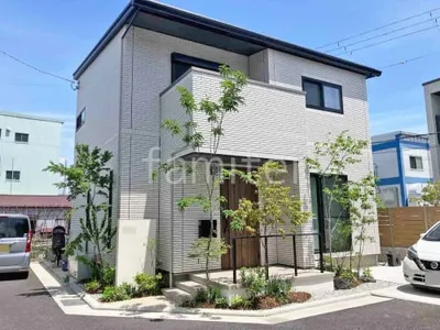 新築シンプル オープン外構