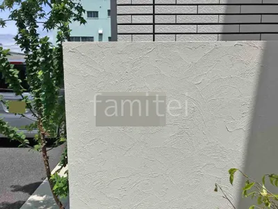 塗り壁門柱 エスケー化研 ベルアート塗装