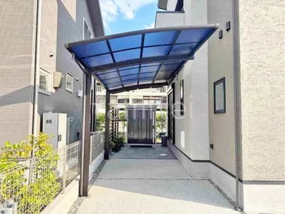 カーポート１台 （単棟） YKKAP アリュース アール屋根