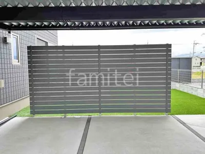 人工木・樹脂 フェンス（木調） F＆F マイティウッド デコll 高尺タイプ 目隠し 木調・ラティス 樹脂