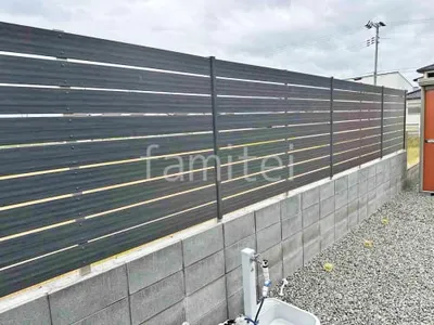 人工木・樹脂 フェンス（木調） F＆F マイティウッド デコll 目隠し 木調・ラティス 樹脂