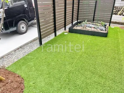 人工芝 防草シート加工 マツモト 人工芝 30mm 