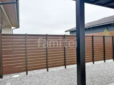 人工木・樹脂 フェンス（木調） F＆F マイティウッド デコll 高尺タイプ 目隠し 木調・ラティス 樹脂