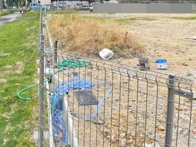 スチールメッシュ フェンス YKKAP イーネット3F型 スチール柱 境界・メッシュ