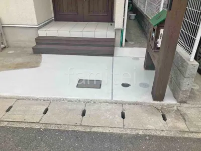 玄関アプローチ 土間コンクリート