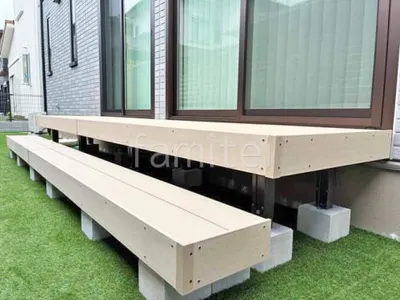 人工木デッキ  LIXIL 人工木 樹ら楽ステージ 