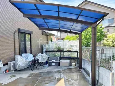 カーポート１台 （単棟） YKKAP アリュース アール屋根