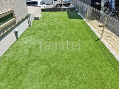 人工芝 防草シート加工 マツモト 人工芝 30mm 