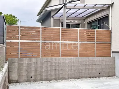 ブロック塀 （化粧ブロック） ユニソン シャモティ 