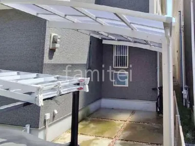 カーポート１台 （単棟）  プライスポートＲ アール屋根