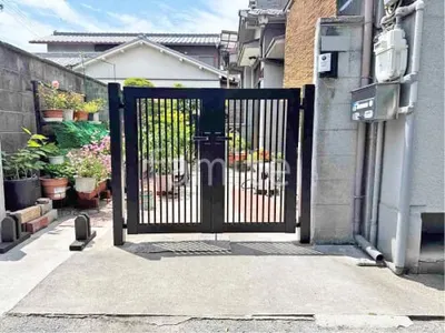 両開き 門扉 YKKAP シンプレオTB2型 たて格子 